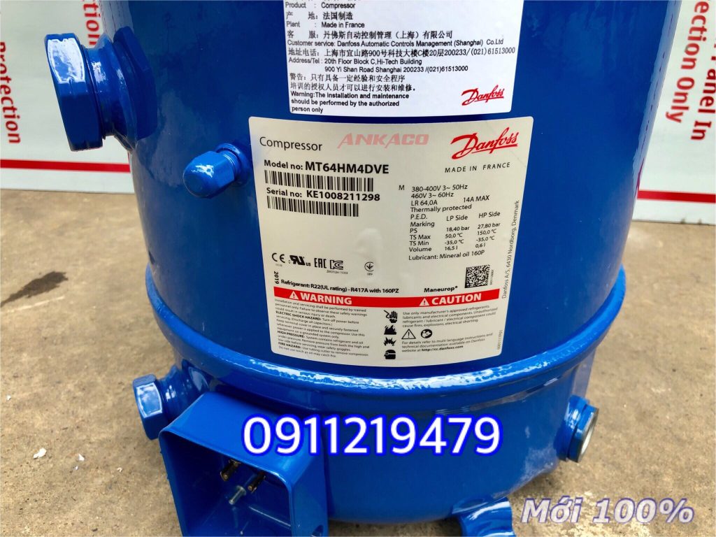 Máy nén lạnh Danfoss 5HP MT64HM4DVE 7 MT64HM4DVE 3 2