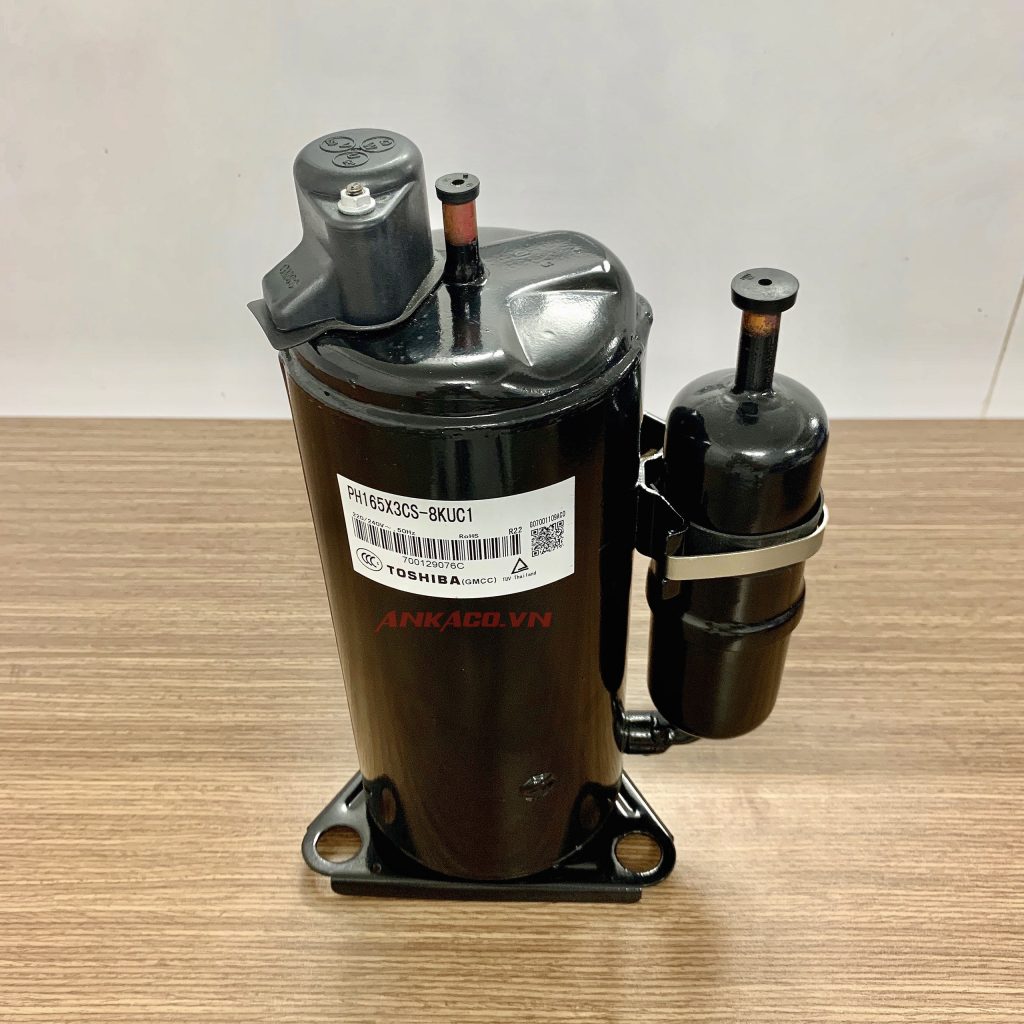 Máy Nén Lạnh Toshiba 1HP PH165X3CS-8KUC1 6 Máy nén lạnh Toshina 1hp PH165, mới 100%