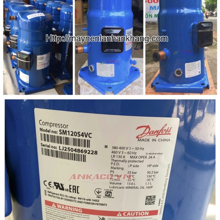 Máy nén lạnh Danfoss 10HP - SM120S4VC 4 SM120S4VC