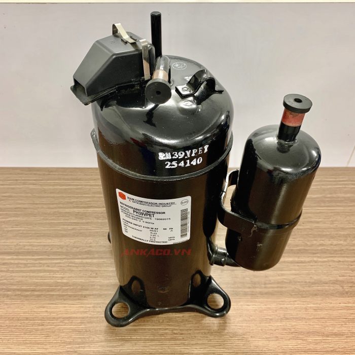 Block máy nén lạnh Mitstubishi 2,5HP PH39VPET 5 máy nén lạnh mitsubishi 2,5hp PH39VPET, mới 100%