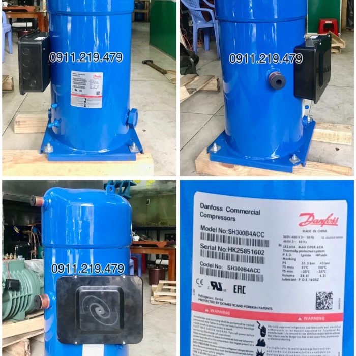 Máy nén lạnh Danfoss 25HP , SH300B4ACC 4 SH300B4ACC 1
