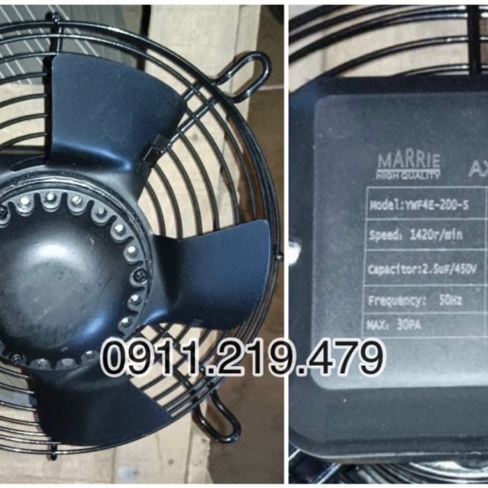 Quạt dàn kho lạnh 3 QUAT D200