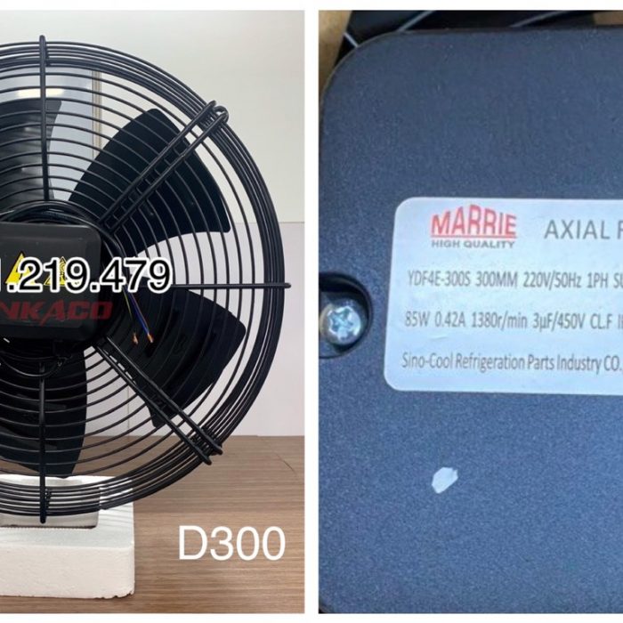 Quạt dàn kho lạnh 4 QUAT D300
