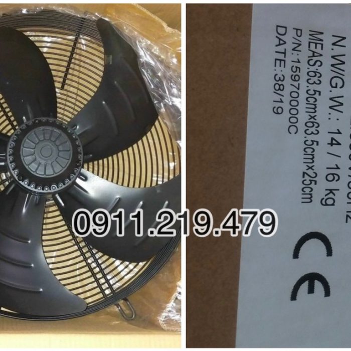 Quạt dàn kho lạnh 6 QUAT D600