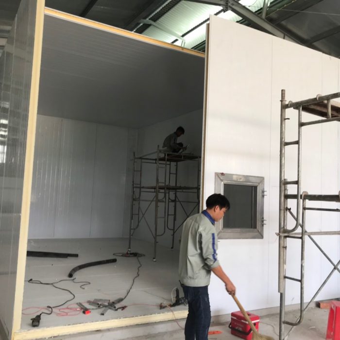 Lắp kho đông thực phẩm tại Long An 8 kho dong sau rieng 5